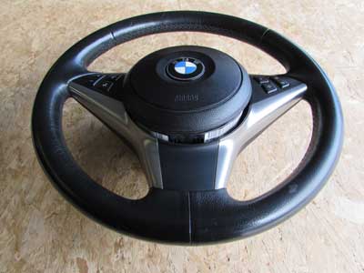 BMW Sport Steering Wheel w/ Airbag 32346774458 525i 525xi 528i 528xi 530i 535i 550i 650i E60 E632